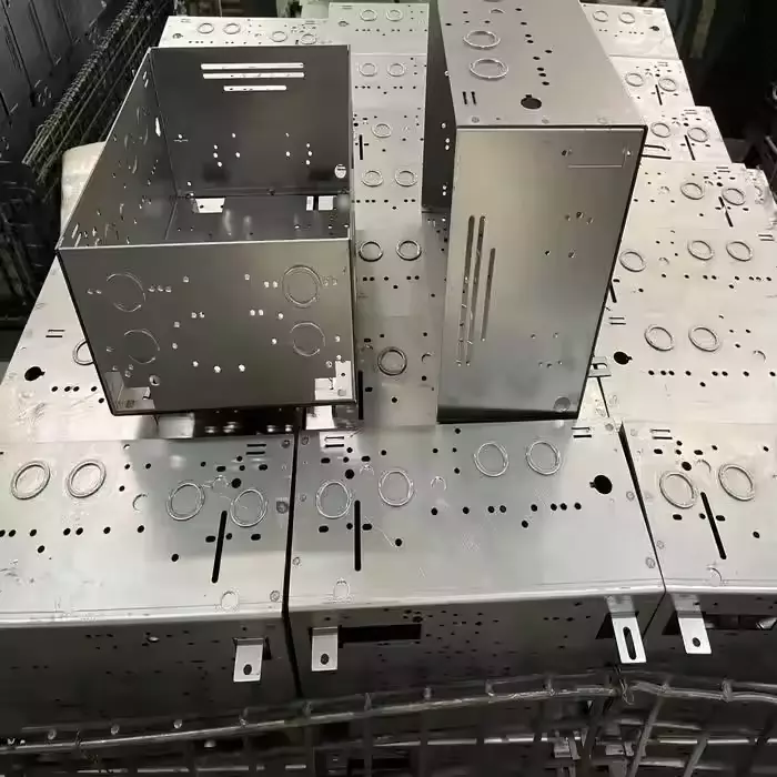 Kundenspezifische Laserschneidverarbeitung von Stahlblechen, die Bleche umformen, elektrische Gehäuseboxen