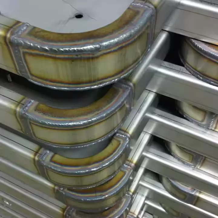 Hochwertiger Aluminium-Fertigungs-Stanzservice, Schweißverarbeitung, Montageteil