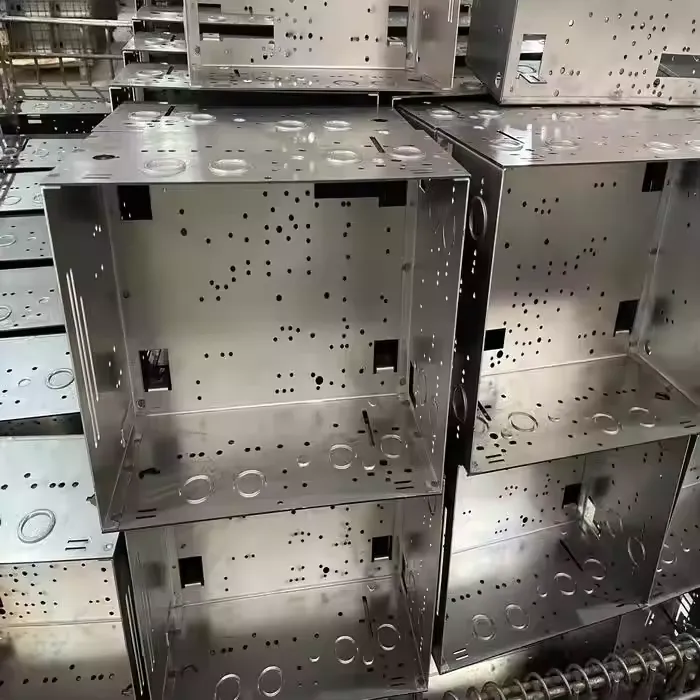 Kundenspezifische Metallgehäuse-Ummantelung, Pulverbeschichtung, Blechkastenbiegen, Blechbearbeitungsservice