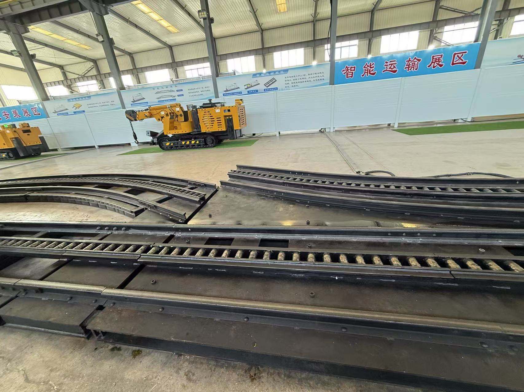 Coal mine track turnout switch