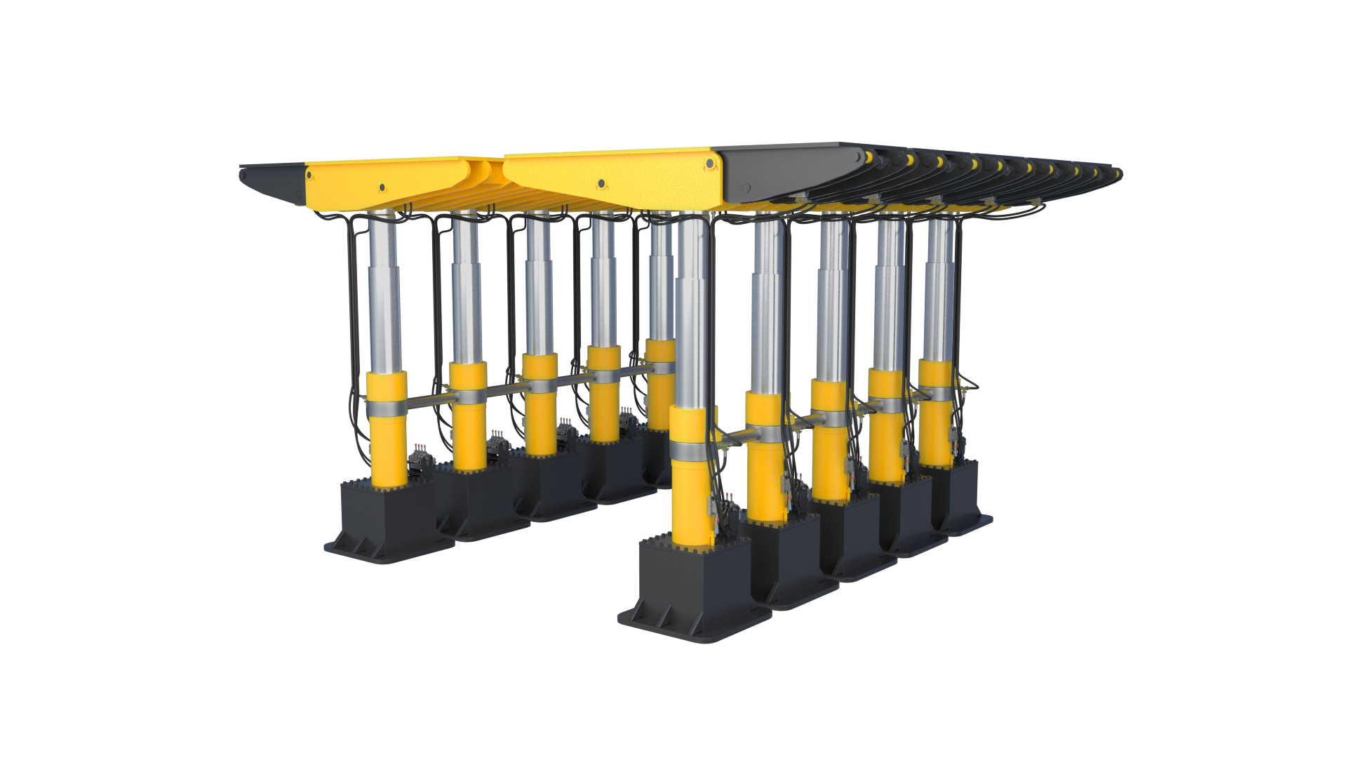 Hydraulic telescopic bracket for borehole coal mine