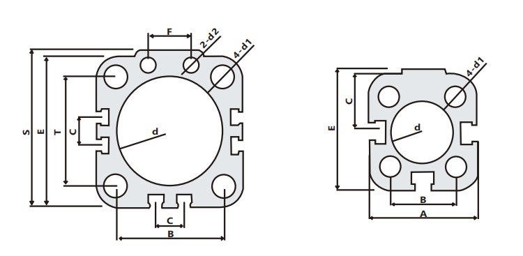 ADVU pneumatic cylinder ADVU pneumatic cylinder