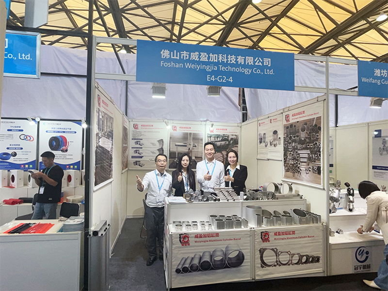 WEIYINGSI Pneumaitc Cylinder Barrel In Shanghai PTC ASIA 2024