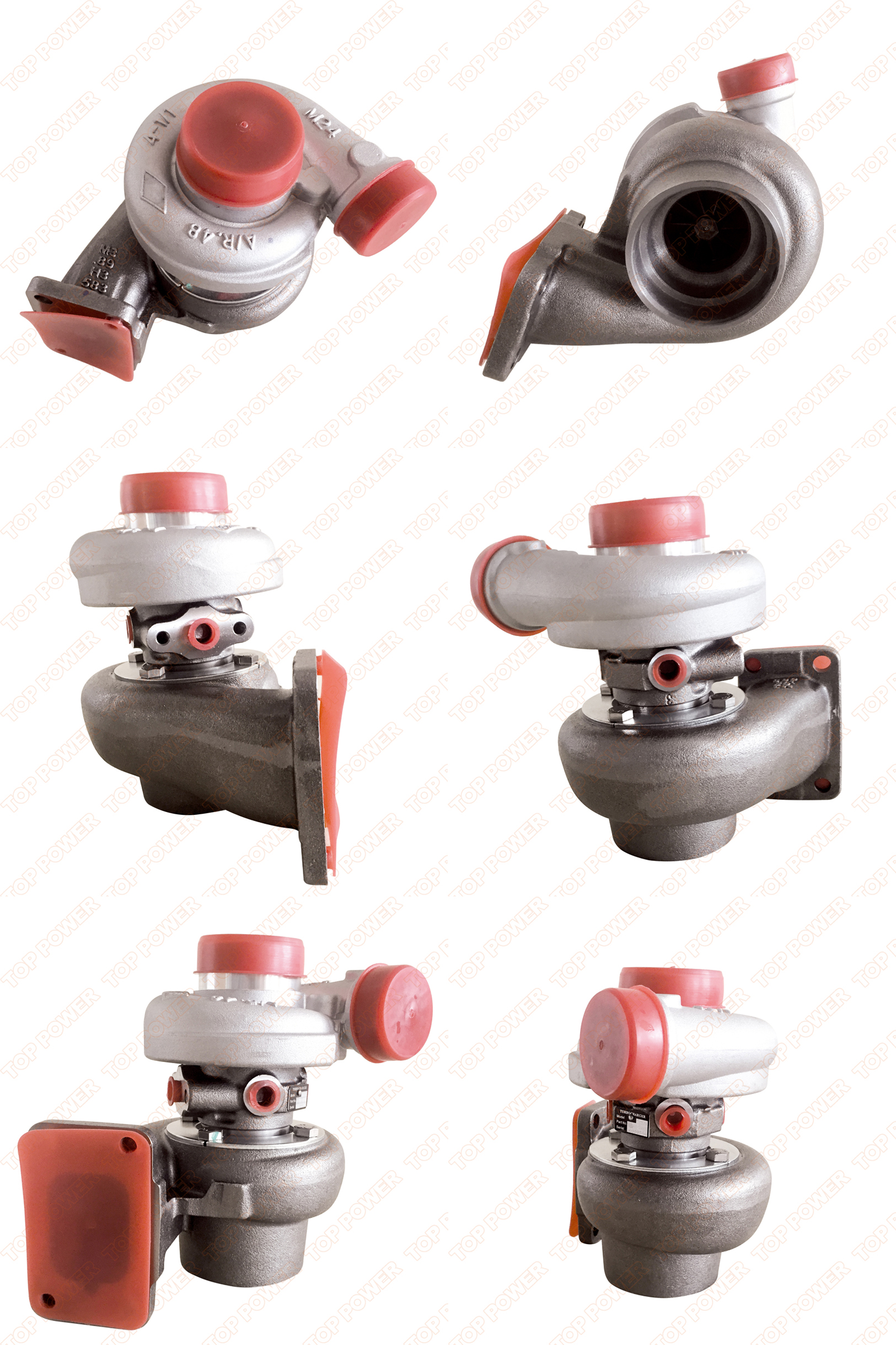 Турбокомпрессор для автобусов, грузовиков Исузу энергетический ядерный реактор, W4, W5500 1988-94 годов с двигателем 4BD1 ТБ2518 466898-5006S