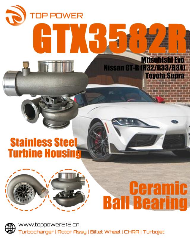 TOPPOWER Announces New GTX3582R Turbocharger: Ceramic Ball Bearings & Stainless Steel Housing for Next-Level Performance