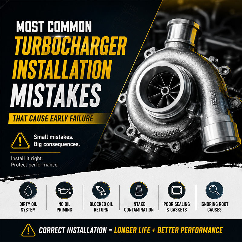 Most Common Turbocharger Installation Mistakes That Cause Early Failure