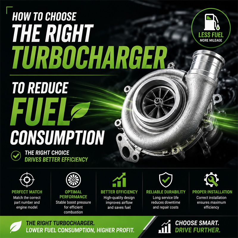 How to Choose the Right Turbocharger to Reduce Fuel Consumption