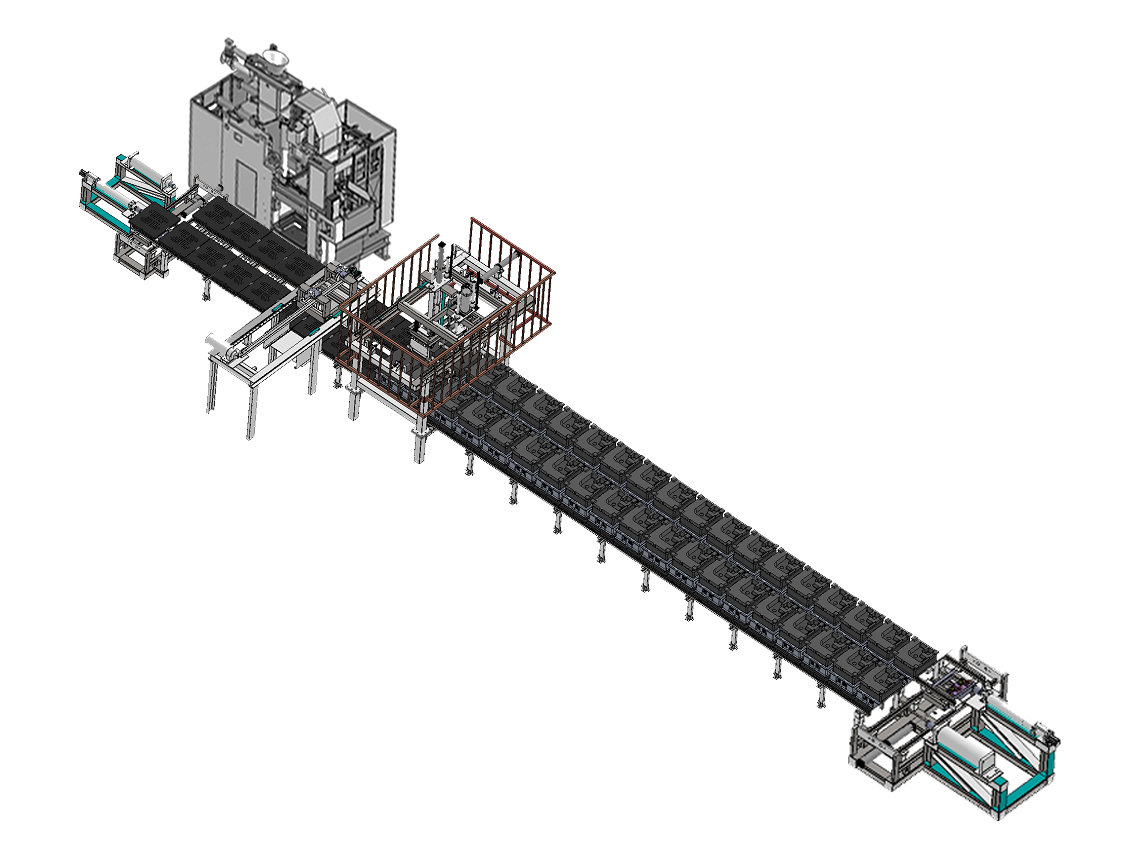 Automatic molding line