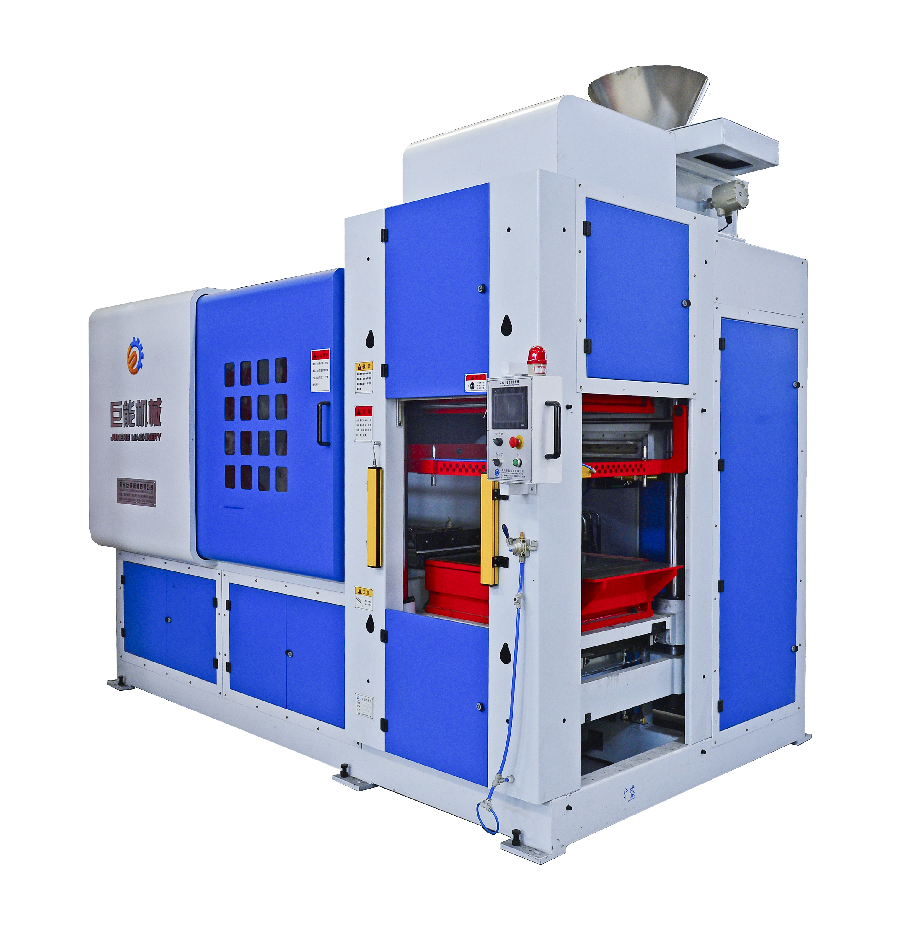 Foundry moulding machine with horizontal sand shooting Foundry moulding machine with horizontal sand shooting