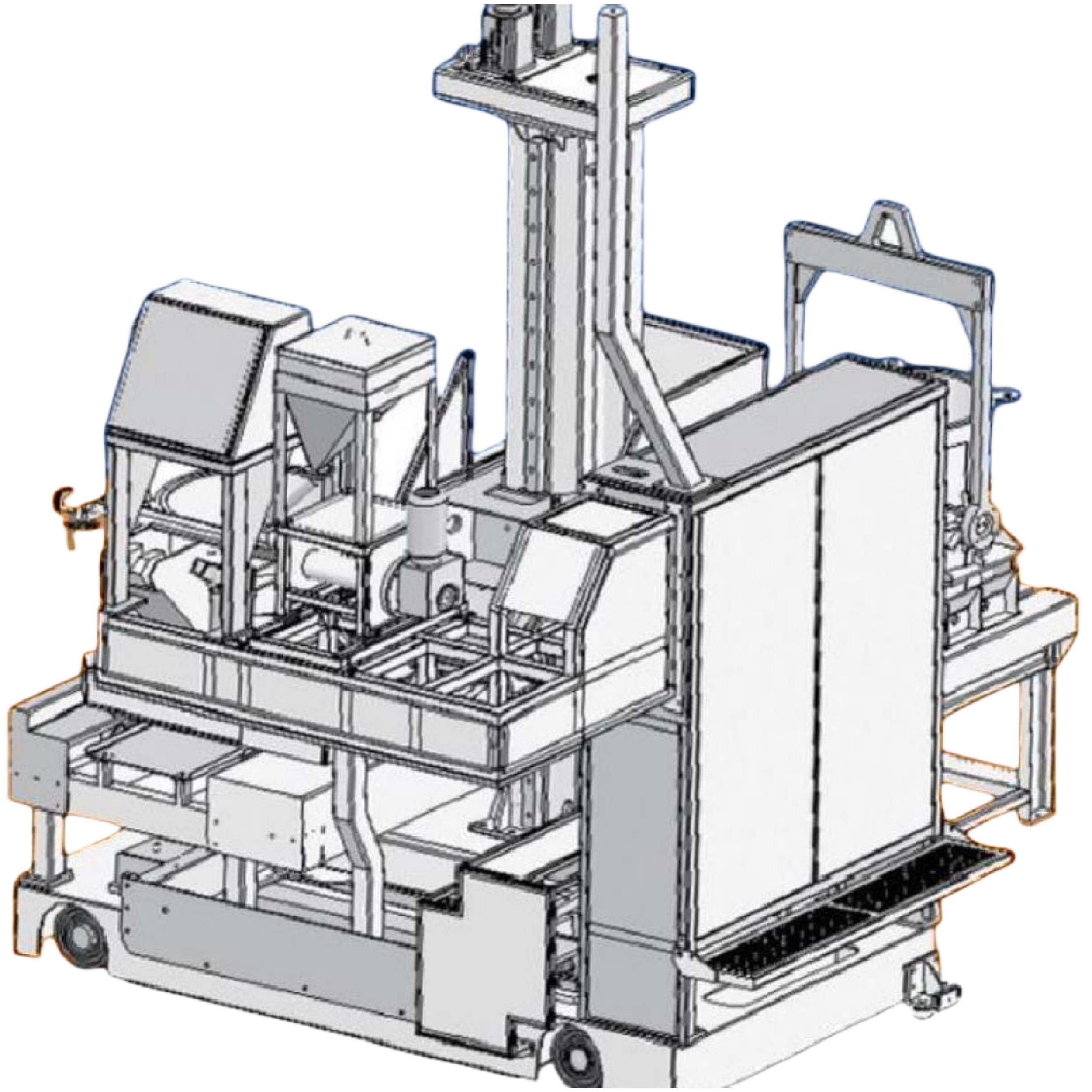 green sand moulding machine line