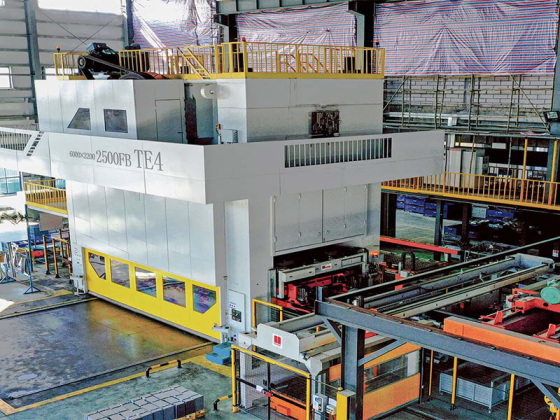 Straight Four Point Transfer Press