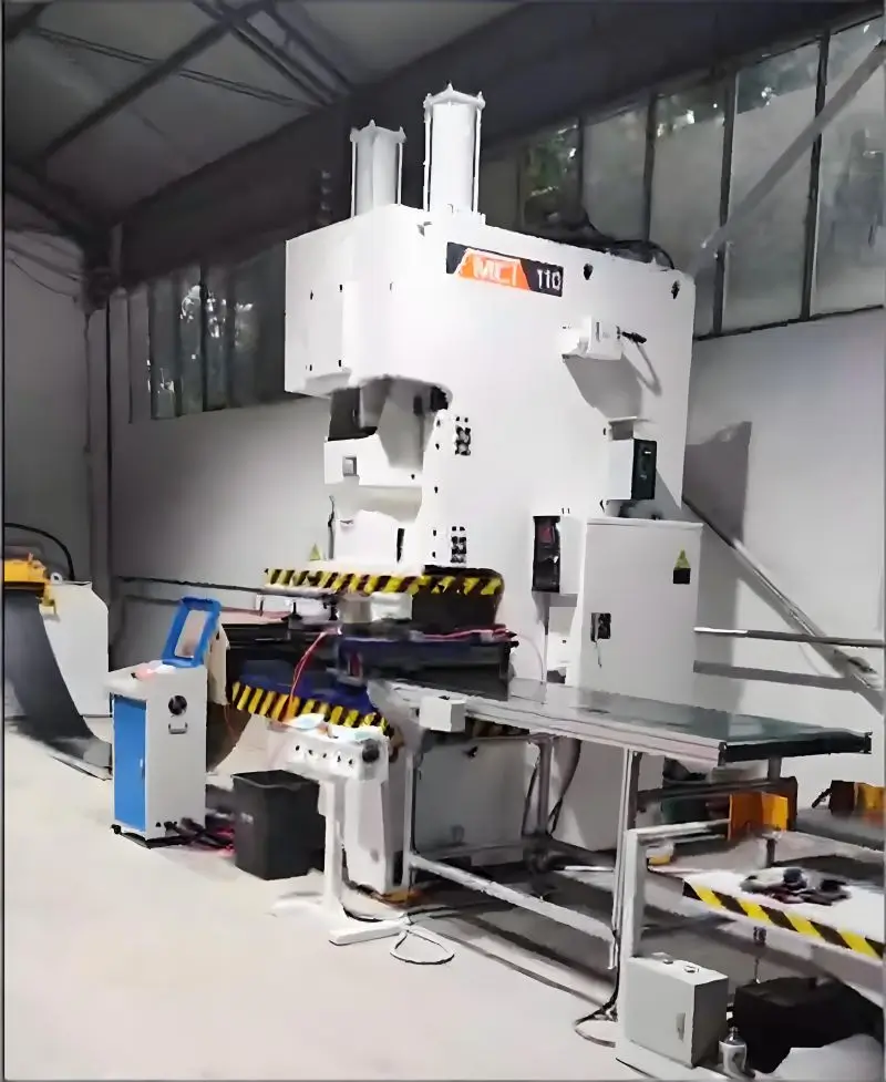 cabinet back panel production line.