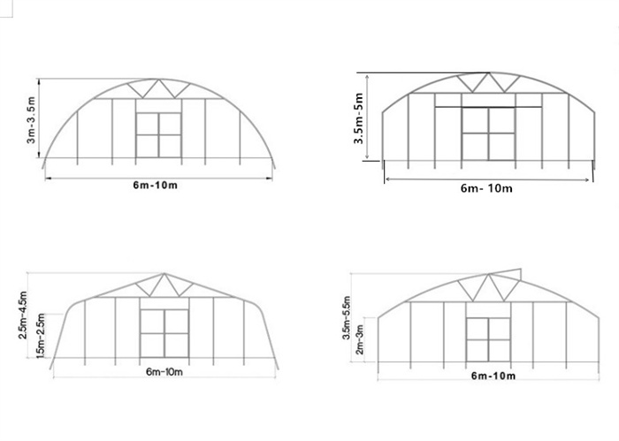 Single span greenhouse