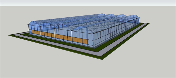 multi span gothic greenhouse