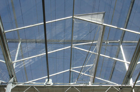 Intelligent Tempered Glass Greenhouse