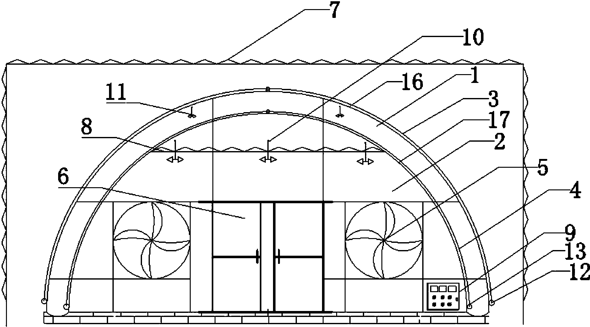 arch greenhouse