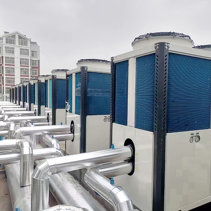 Commercial heat pump project