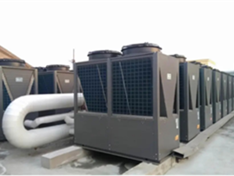 Why has the air-source heat pump been chosen as the clean energy solution for both rural and urban areas?