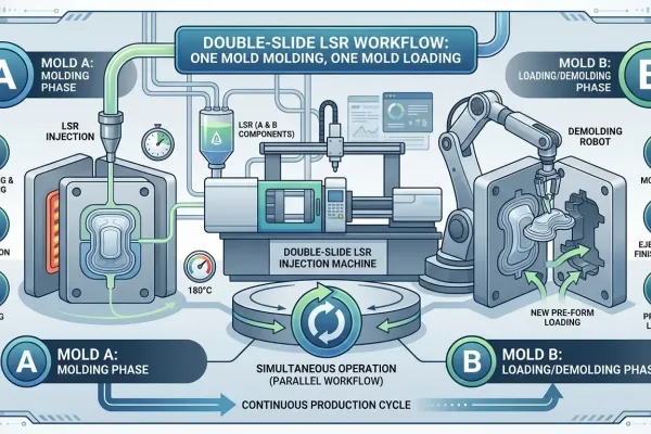 Double-Slide LSR Injection Machine: Cut Downtime, Boost Output