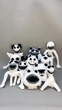 The Smiling Critters Toys Plush Stuffed Animal Hopscotch Cat Nap Bear Hug Plushie Doll Kawaii Gift Plushies Smiling Critters