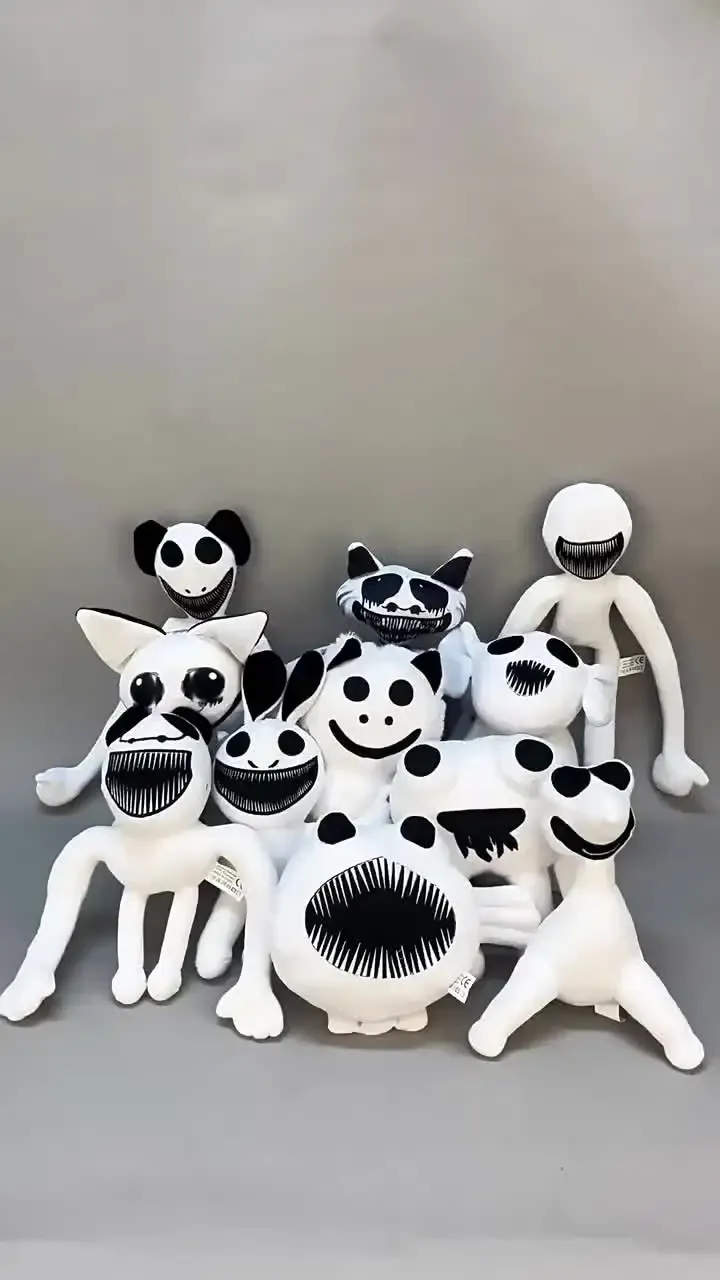 The Smiling Critters Toys Plush Stuffed Animal Hopscotch Cat Nap Bear Hug Plushie Doll Kawaii Gift Plushies Smiling Critters