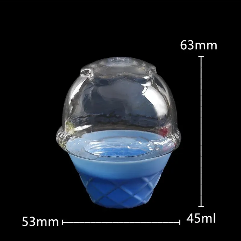 2022 High Quality Ice Cream Container PET Plastic Container Slime Storage Containers