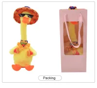 Talking Plush Funny Dancing Duck Toy Tik Tok-electric Plush Yi Jun Toys Dancing Duck