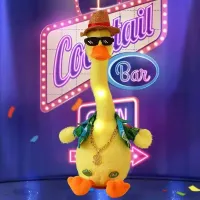 Talking Plush Funny Dancing Duck Toy Tik Tok-electric Plush Yi Jun Toys Dancing Duck