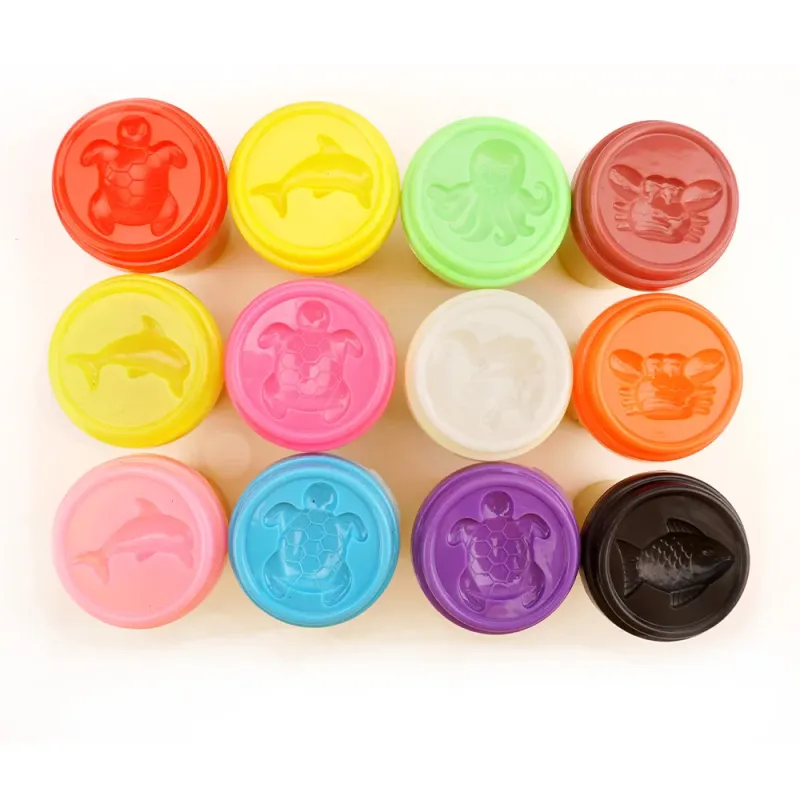 TOYSRUNNER Great Service Plasticine Cup Package Clay Play Dough No Toxic Eco Tools Color Mud Ice Nuddle Play Dough