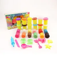 TOYSRUNNER Great Service Plasticine Cup Package Clay Play Dough No Toxic Eco Tools Color Mud Ice Nuddle Play Dough