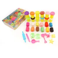 TOYSRUNNER Great Service Plasticine Cup Package Clay Play Dough No Toxic Eco Tools Color Mud Ice Nuddle Play Dough
