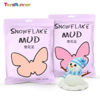 Toy Polymer Clay Foam Beads Slime Polymer Clay Tools Snow Flakes Slices Diy Snow Slime Mud