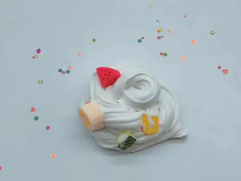 2020 Kids Creative Colorful Slime Toys Milky Ingredients Fruit Brinquedo Cotton Clay Foam Fluffy Slime for Gift