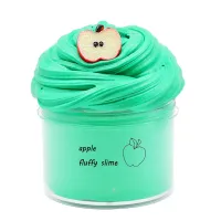 2020 Kids Creative Colorful Slime Toys Milky Ingredients Fruit Brinquedo Cotton Clay Foam Fluffy Slime for Gift