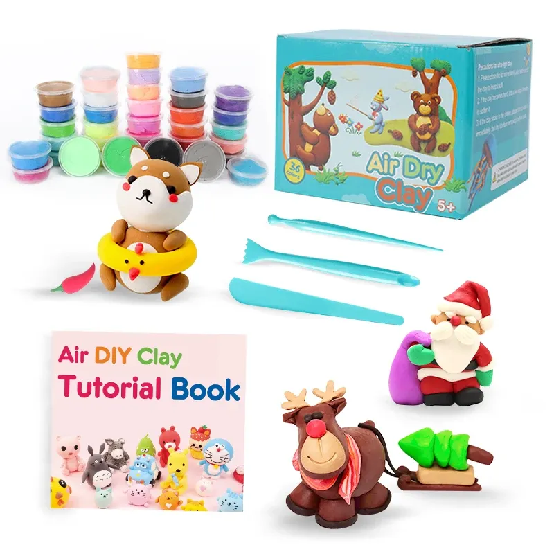High Quality Soft Super Light Clay Modeling Air Dry Polymer Clay for DIY Handmade Toys