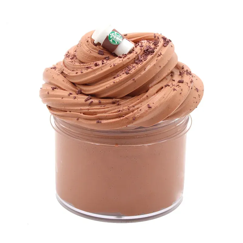 Soft Color EN71 Kids Cotton Mud Foam Cotton Fluffy Slime Polymer Clay Wholesale Clay Polymer