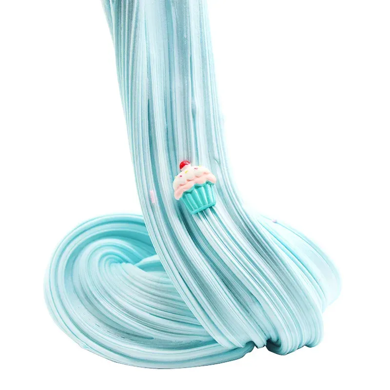 New Hot Selling Educational Toy Cup Cake Slime Putty Cotton Mud Fluffy Slime