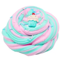 New Hot Selling Educational Toy Cup Cake Slime Putty Cotton Mud Fluffy Slime