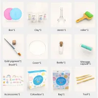 Wholesale Fashionable Baby Birthday Foot DIY Eco-Friendly Hand Printing Slime Clay Kit