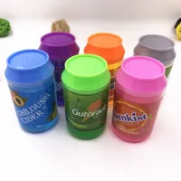 2020 Educational Slime Toys Product Kids Barrel O Colorful Scented Charms Crystal Cola Can Putty Slime