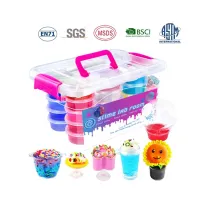 Hot Sale Educational Kit Slime Making Kit Crystal Clear 16 Colors DIY Slime Kit