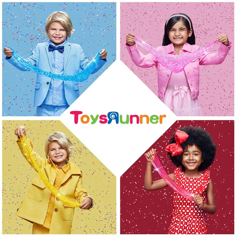 Kids Popularity DIY Kids Playing Toy Foam Glitter Cream Fluffy Slime Vomit Stretchi Crystal Slime Kit