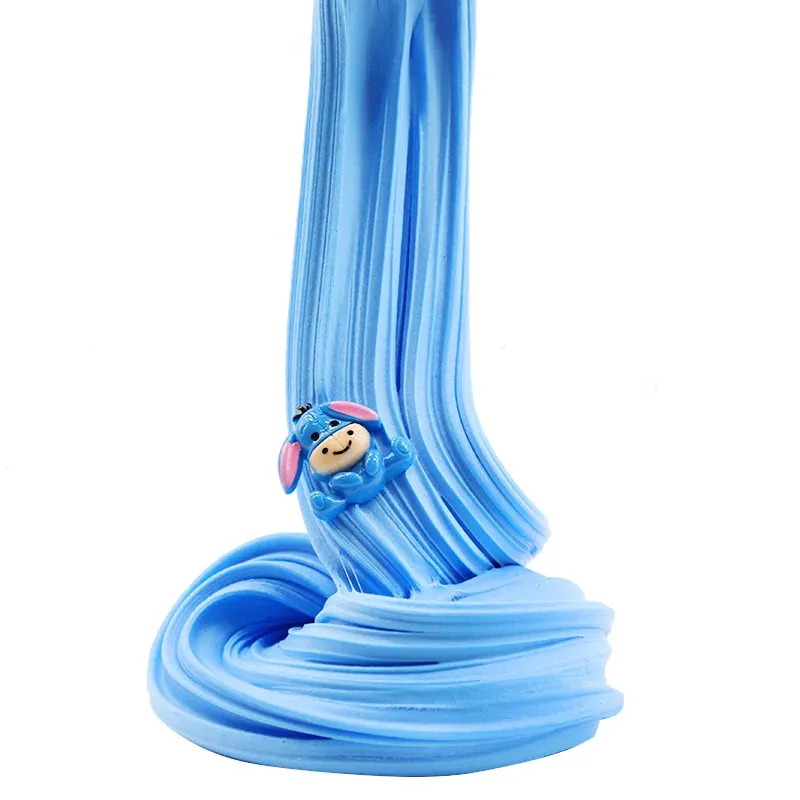 Cartoon Puff Monster Cotton Slime Toys Children Educational Fluffy Food Playdough Clay Toy