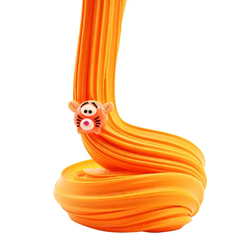 Cartoon Puff Monster Cotton Slime Toys Children Educational Fluffy Food Playdough Clay Toy