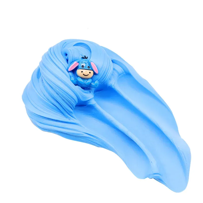 Cartoon Puff Monster Cotton Slime Toys Children Educational Fluffy Food Playdough Clay Toy