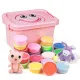 DIY 36 Colors Clay Set Colors Super Light Foam Clay Toys Soft Dmo Polymer Air Dry Modelling Clay