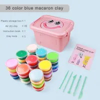 DIY 36 Colors Clay Set Colors Super Light Foam Clay Toys Soft Dmo Polymer Air Dry Modelling Clay