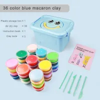 DIY 36 Colors Clay Set Colors Super Light Foam Clay Toys Soft Dmo Polymer Air Dry Modelling Clay