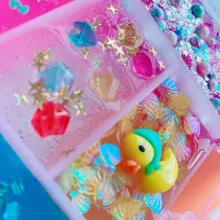 New Hot Sale Soft Slime Clear Colorful Crystal Slime Scented Stress Colorful Silk Slime