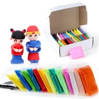 Hot-sale Magic Clay Plasticine with Tool for Kids, 24 Color Non-toxic Children Toys air Dry Clay